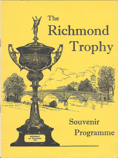 Richmond Trophy Programme 1971